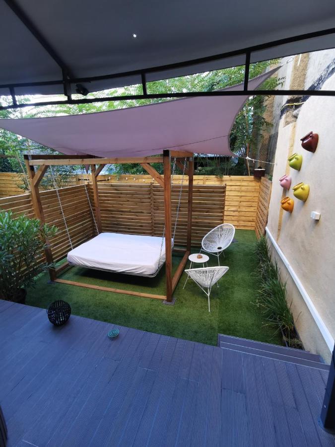 ビユールバンヌLyon Superbe Jacuzzi Vue Sur Jardinアパートメント エクステリア 写真