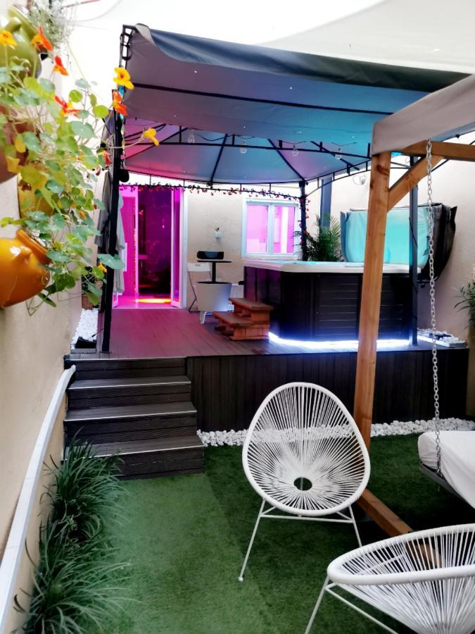 ビユールバンヌLyon Superbe Jacuzzi Vue Sur Jardinアパートメント エクステリア 写真